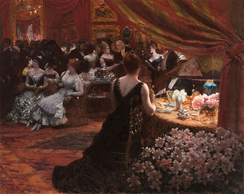 Giuseppe De Nittis, Il salotto della principessa Mathilde, 1883